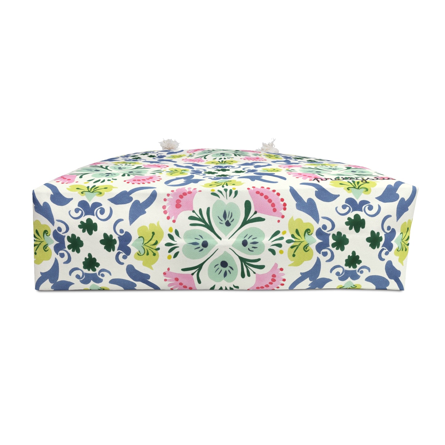 Floral TileTote Bag