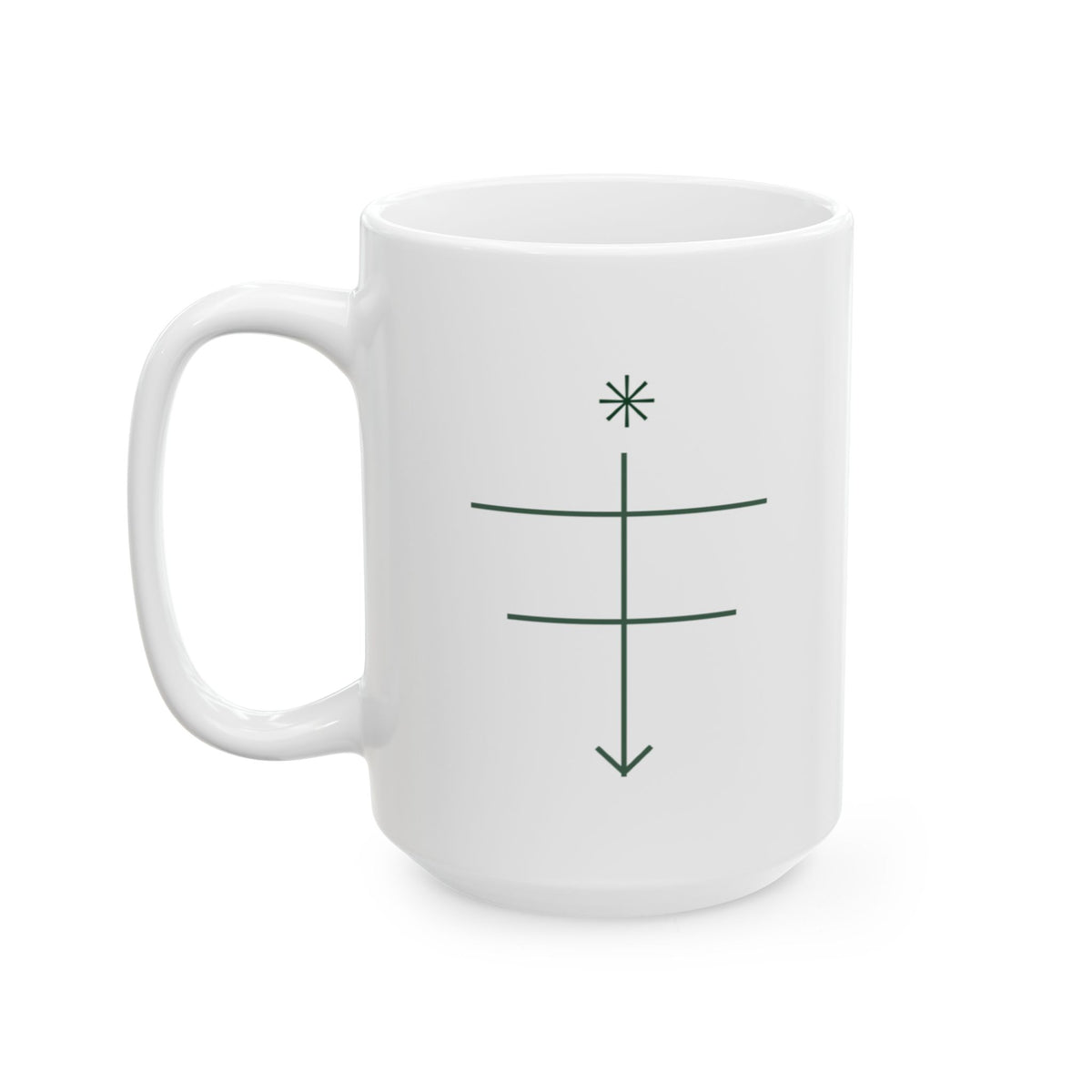 Only Aristocrats Ceramic Mug . British racing green