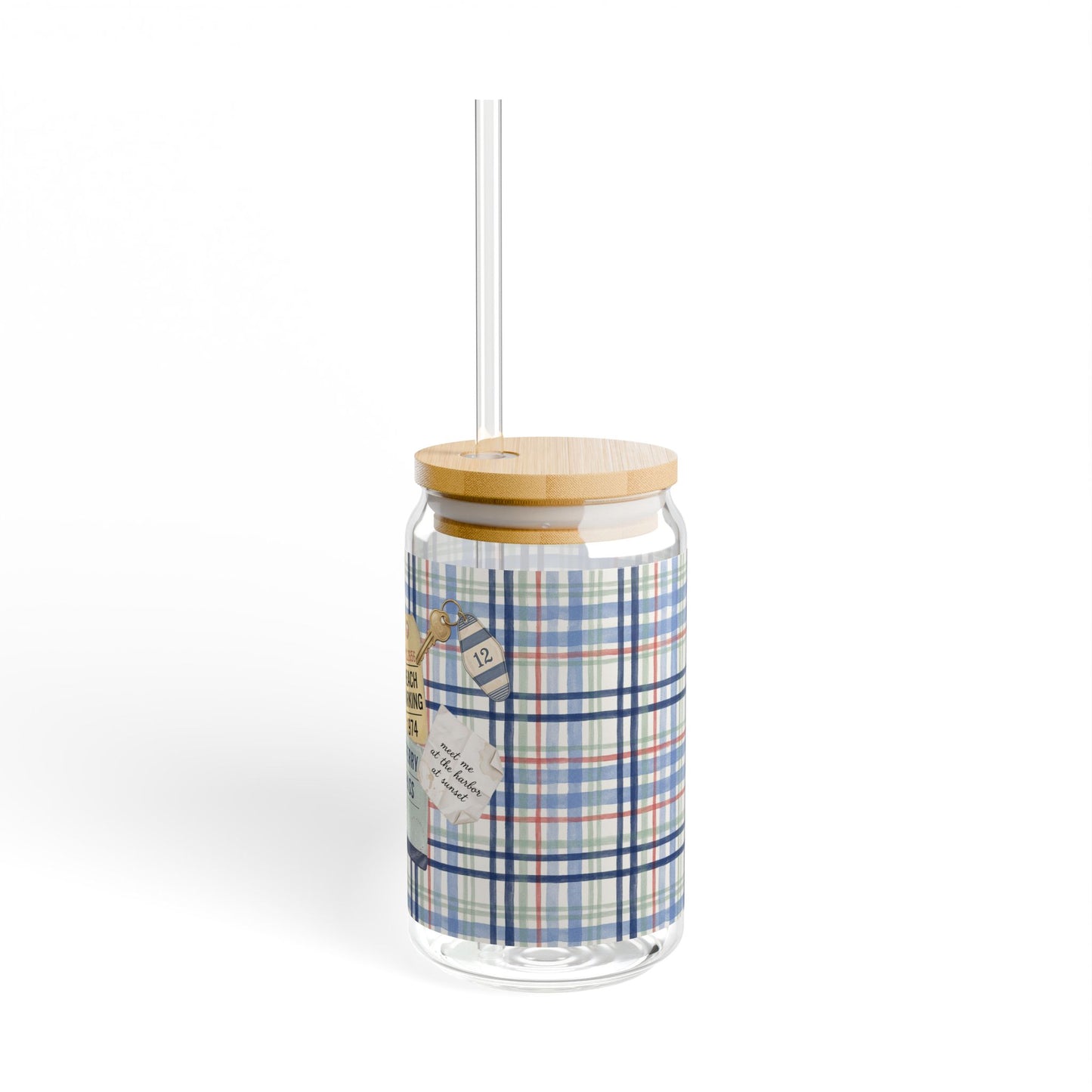 East Coast Collection Sipper Glass