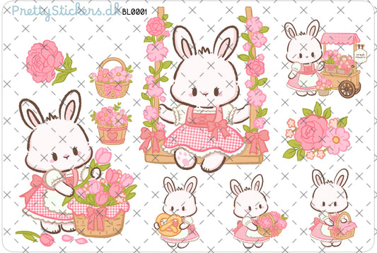 Alpine Flower Meadow Bunny