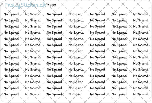 No Spend