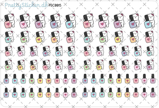 Bear nail polish