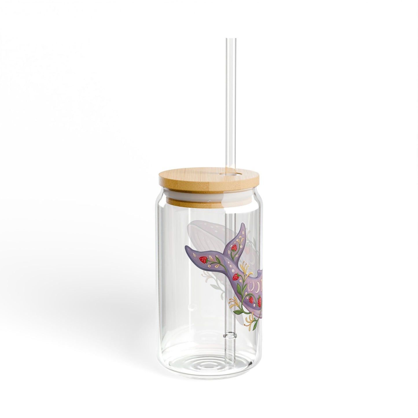 June Girl Whale Sipper Glass