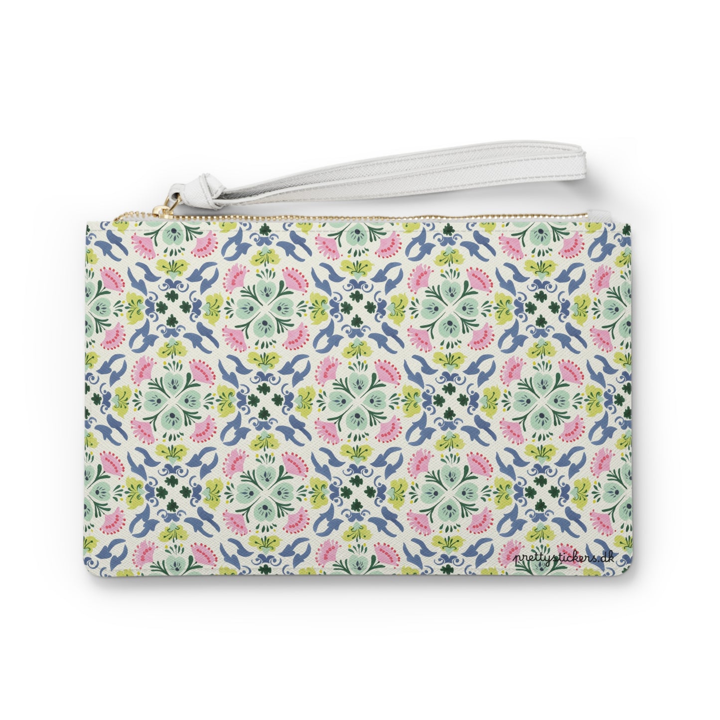 Floral Tile Clutch Bag