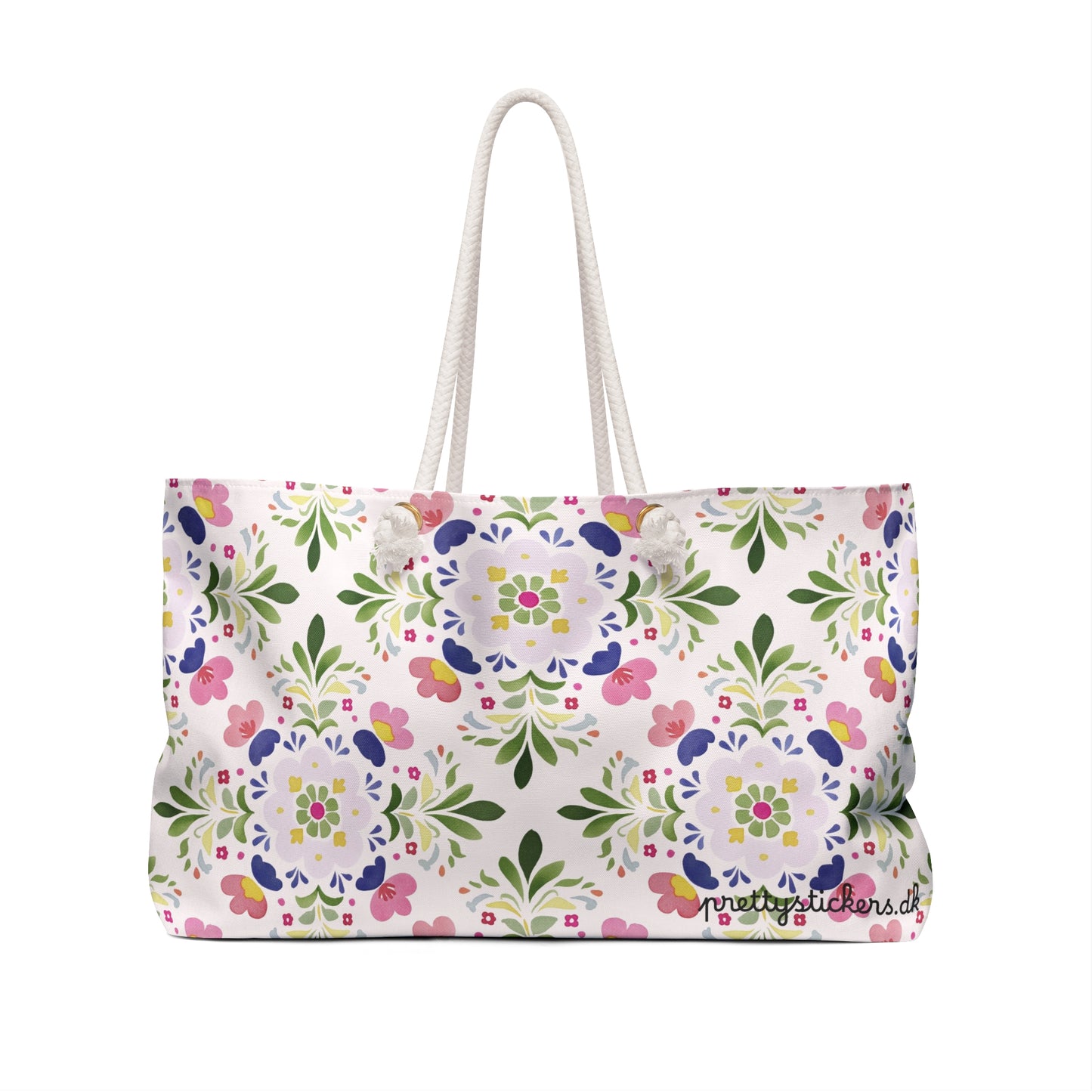 Floral Mosaic Weekender Tote  Bag