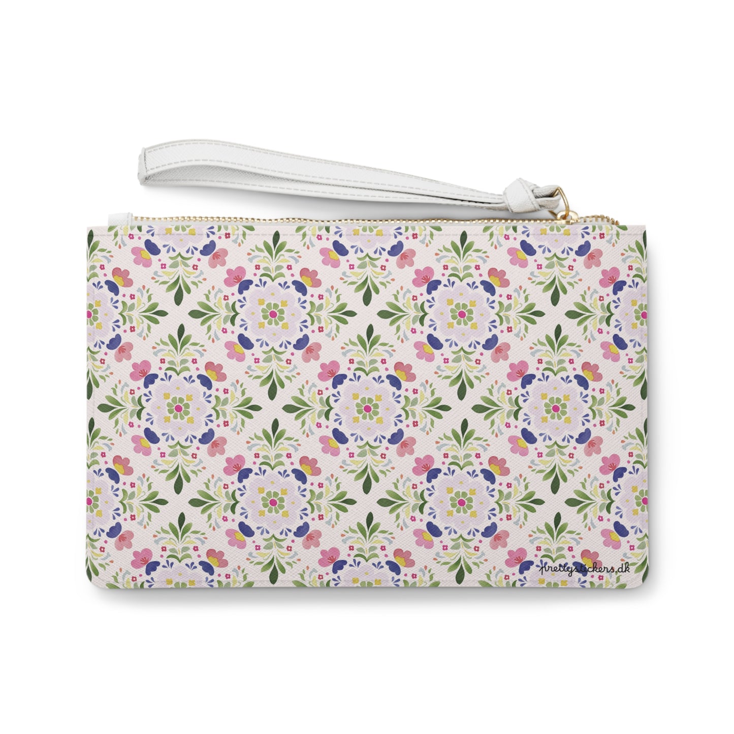 Floral Mosaic Clutch Bag