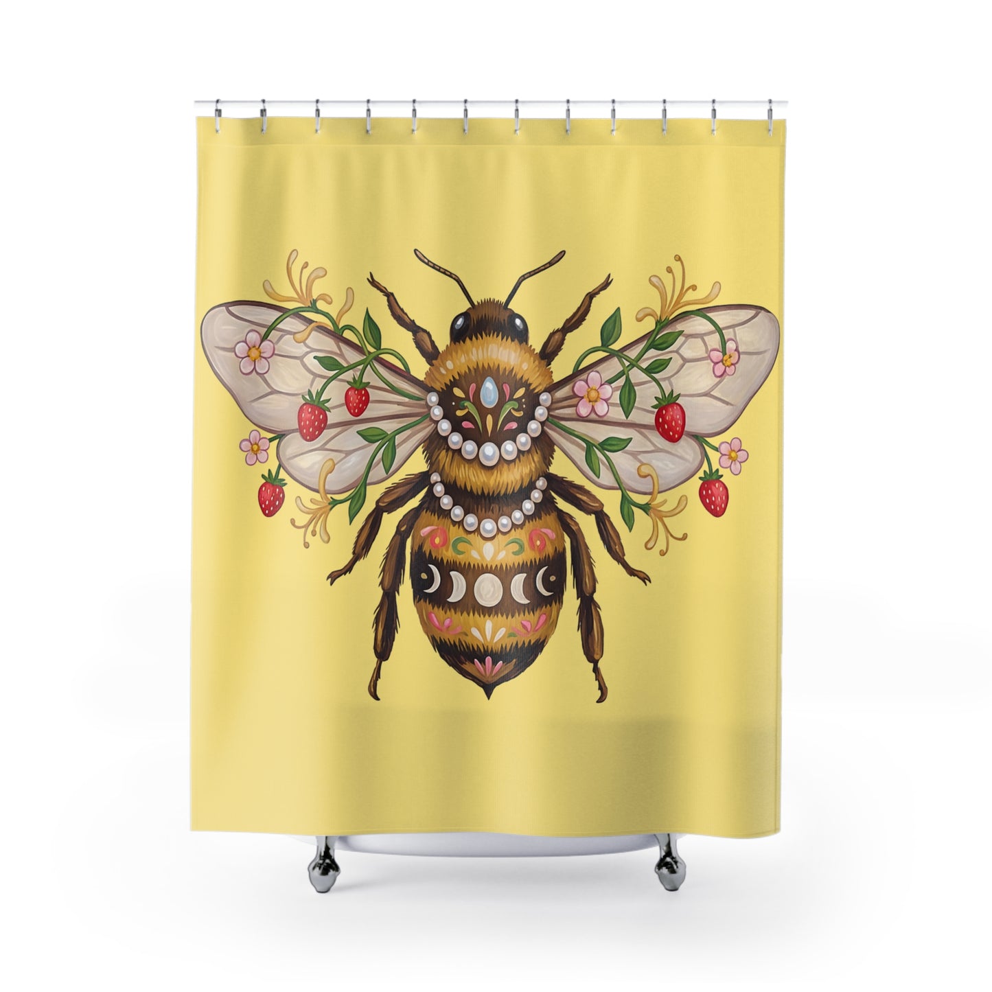June Girl Bee Shower Curtain