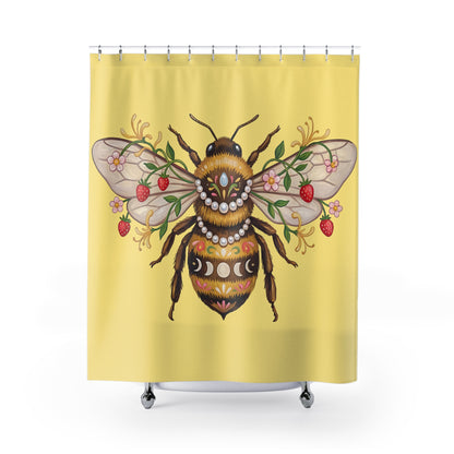 June Girl Bee Shower Curtain