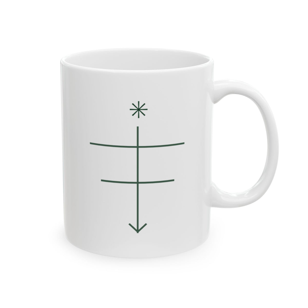 Only Aristocrats Ceramic Mug . British racing green
