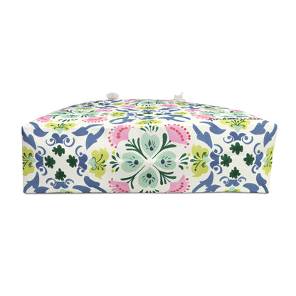 Floral TileTote Bag