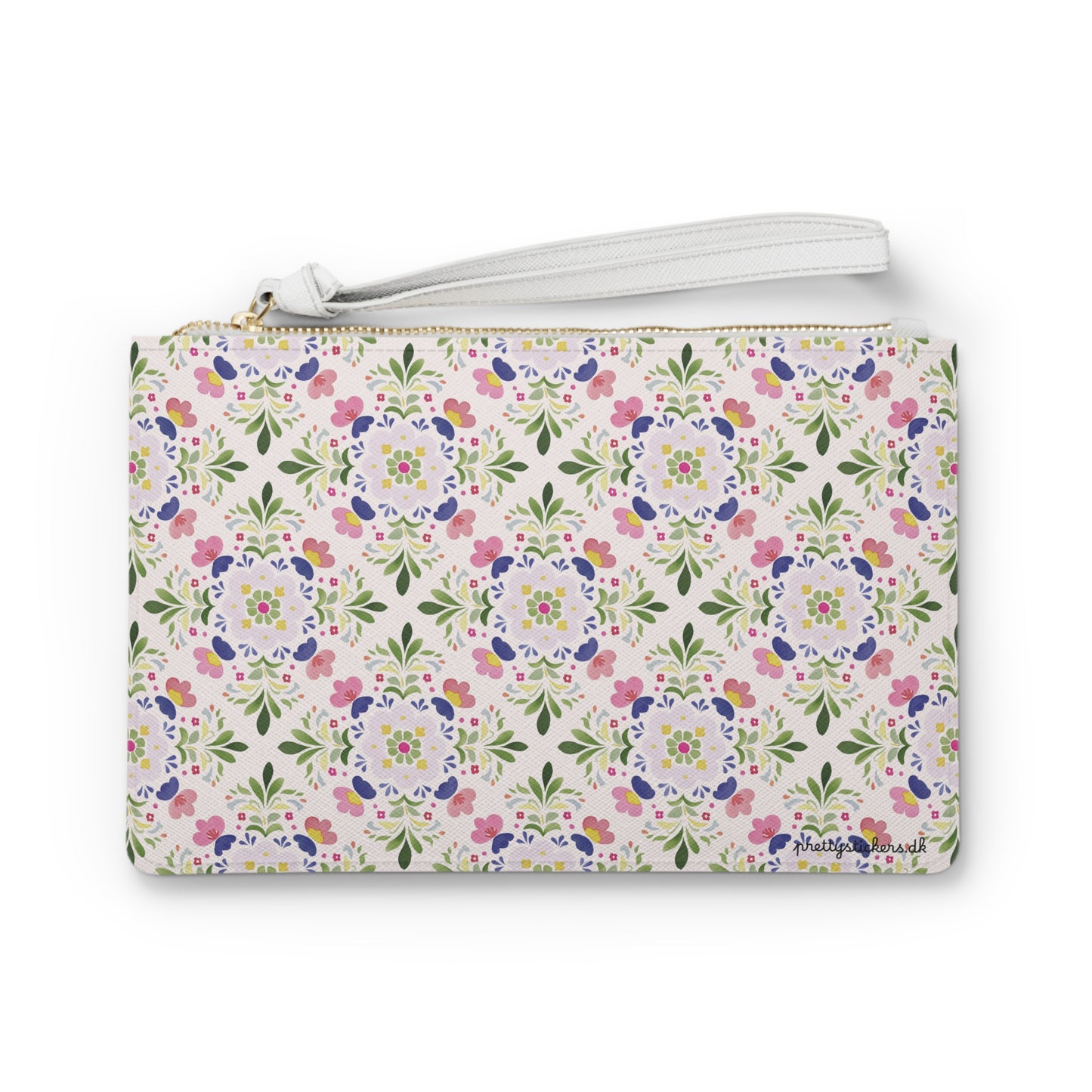 Floral Mosaic Clutch Bag