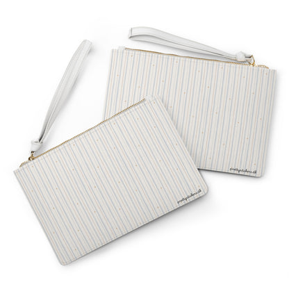 Striped Speckled Clutch