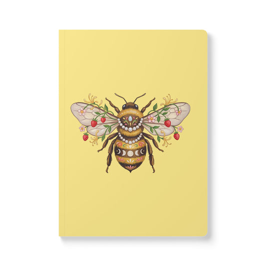 June Girl Bee Softcover Journal