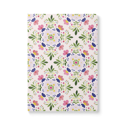 Floral Mosaic Softcover Journal