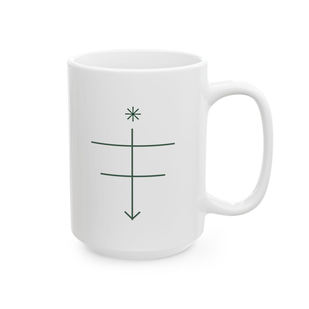 Only Aristocrats Ceramic Mug . British racing green