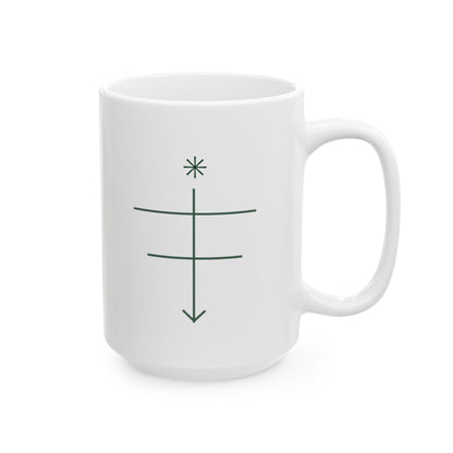 Only Aristocrats Ceramic Mug . British racing green