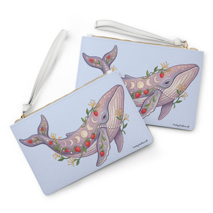 June Girl Whale Clutch Bag