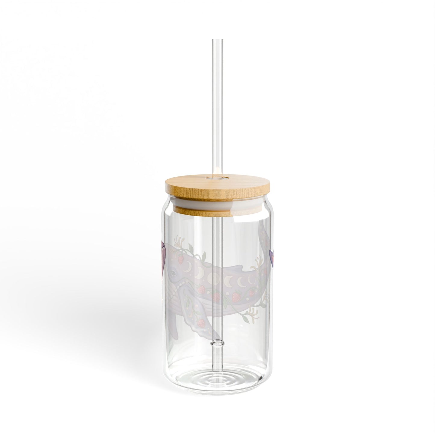 June Girl Whale Sipper Glass