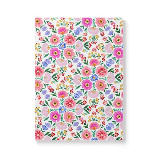 Floral Watercolor Softcover Journal