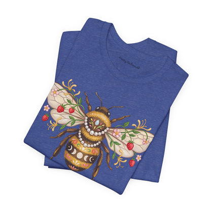 June Girl , Bee Floral Graphic T-shirt
