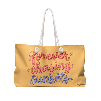 Forever Chasing Sunsets Tote Bag