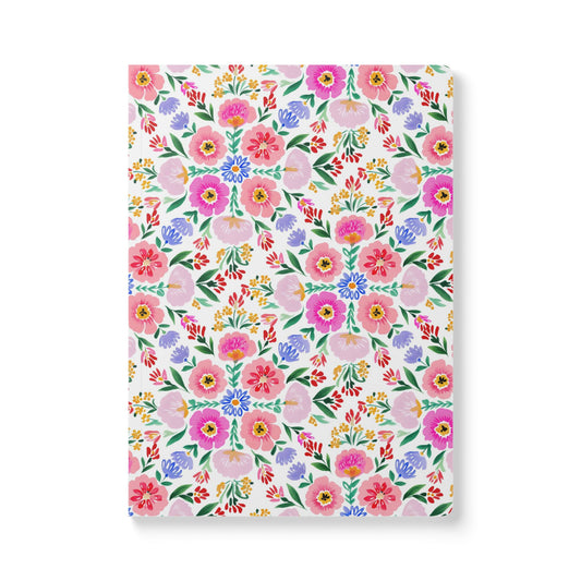 Floral Watercolor Softcover Journal