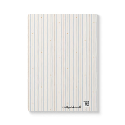 Striped Star Softcover Journal