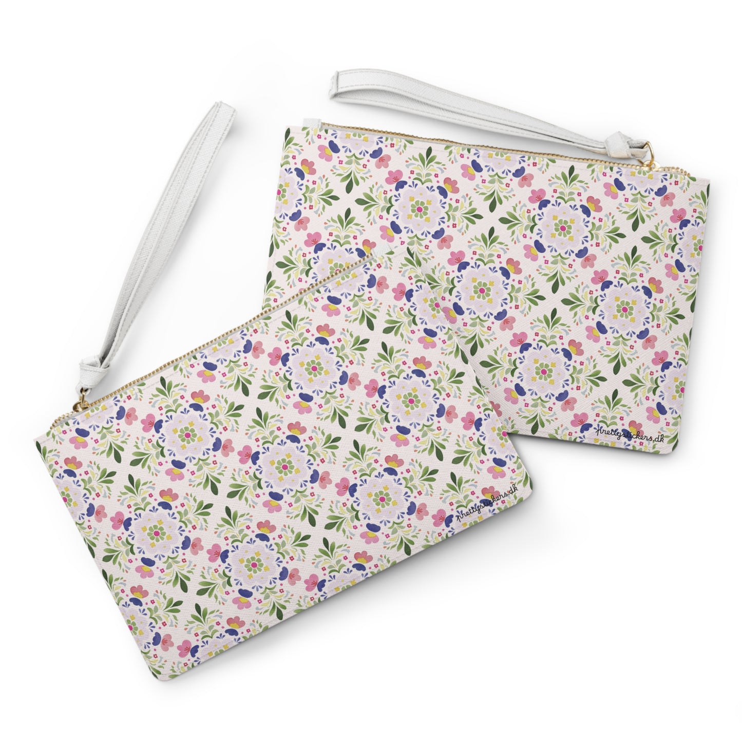 Floral Mosaic Clutch Bag