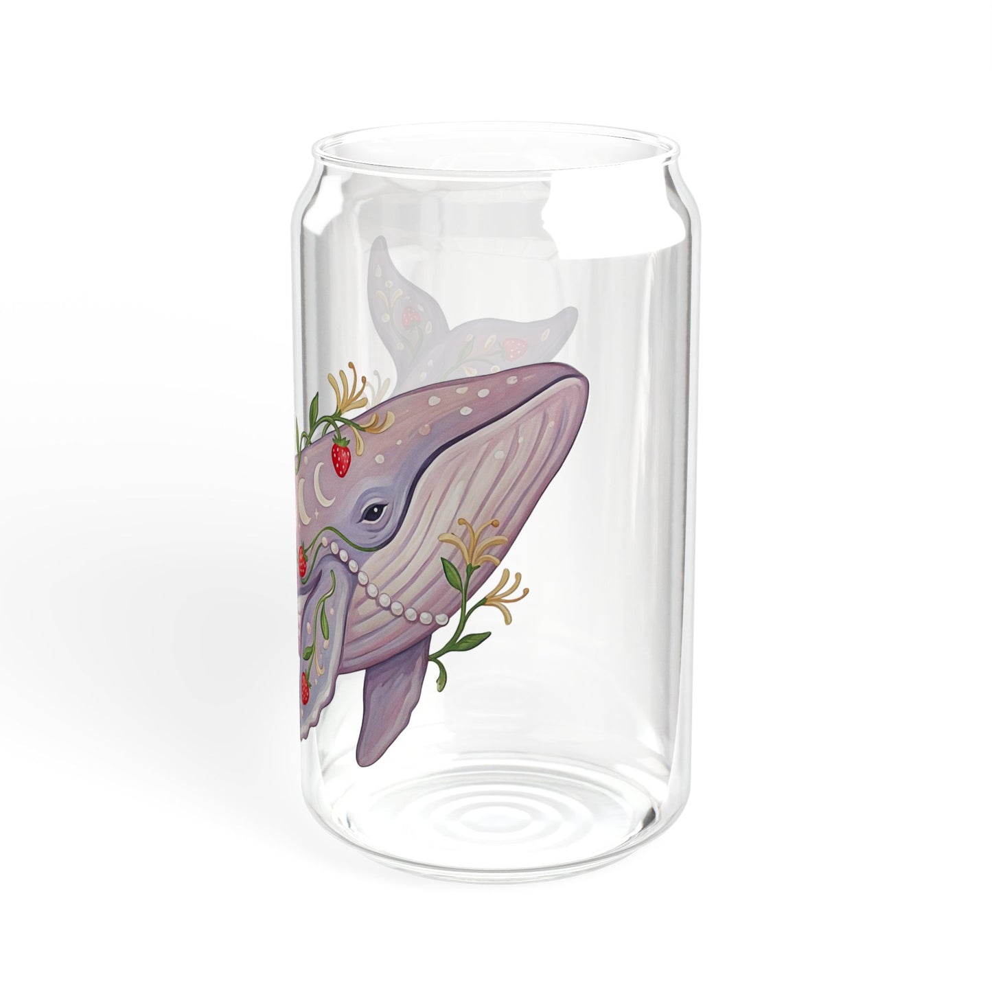 June Girl Whale Sipper Glass