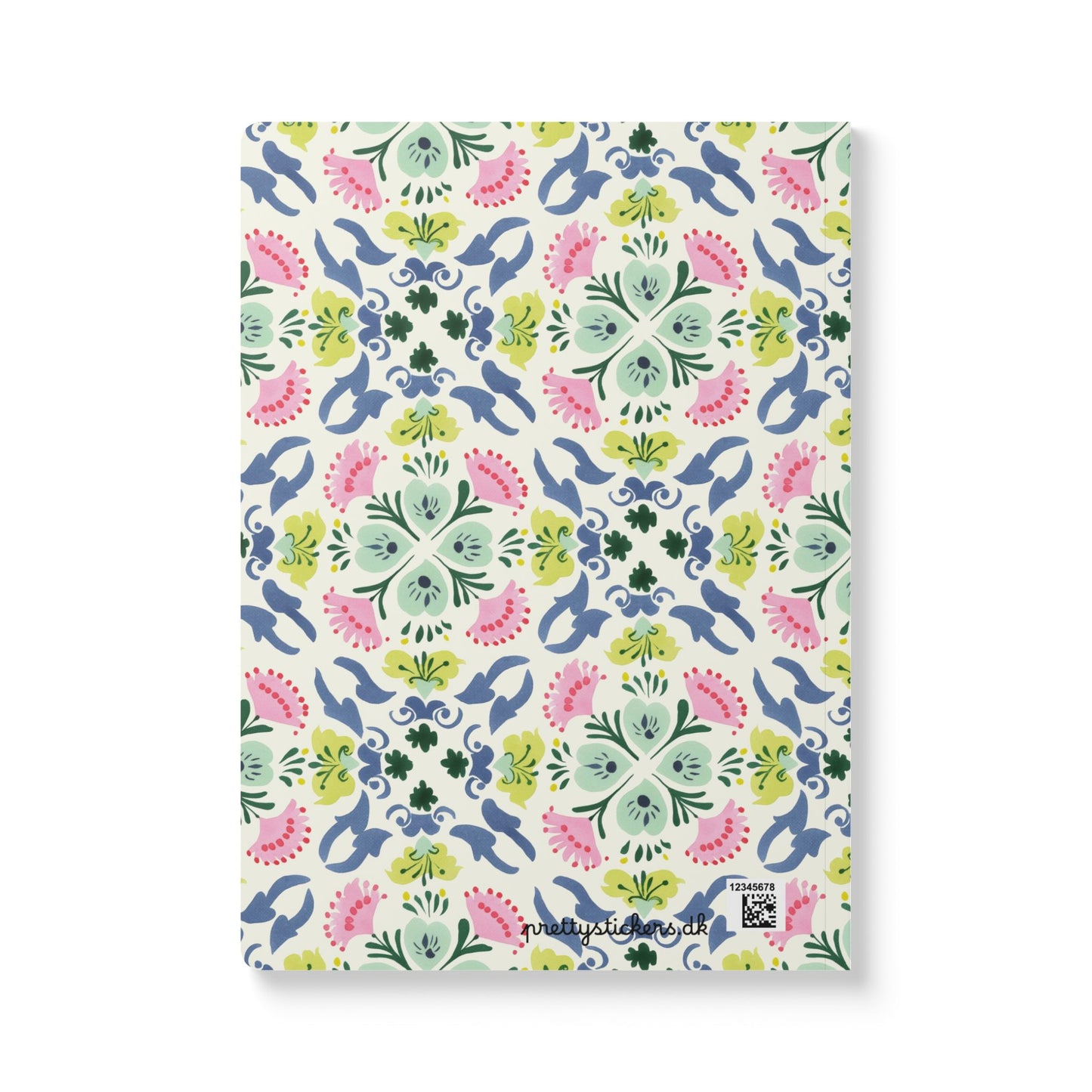 Floral Tile Softcover Journal