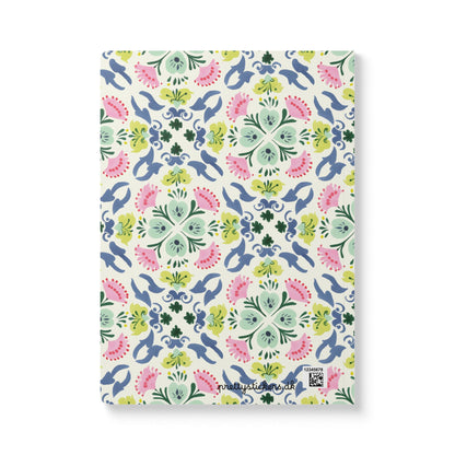 Floral Tile Softcover Journal