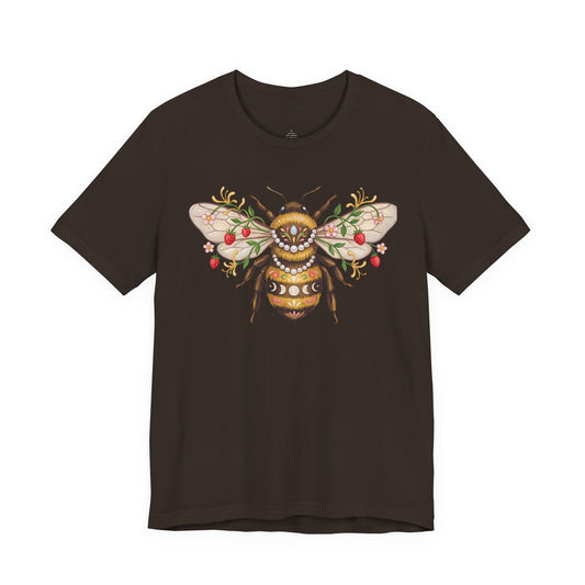 June Girl , Bee Floral Graphic T-shirt