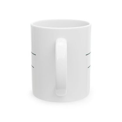 Only Aristocrats Ceramic Mug . British racing green