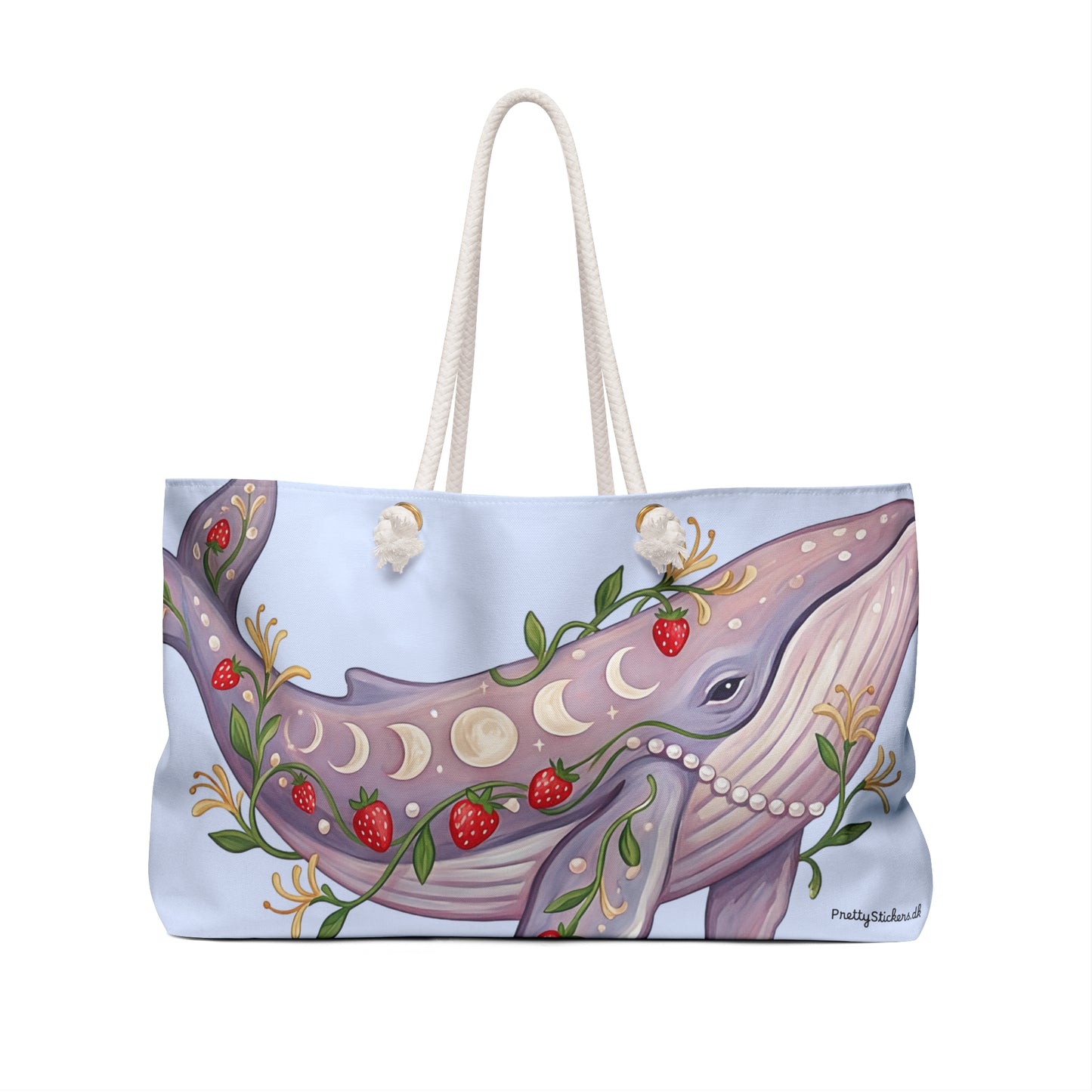 June Girl Whale Tote bag