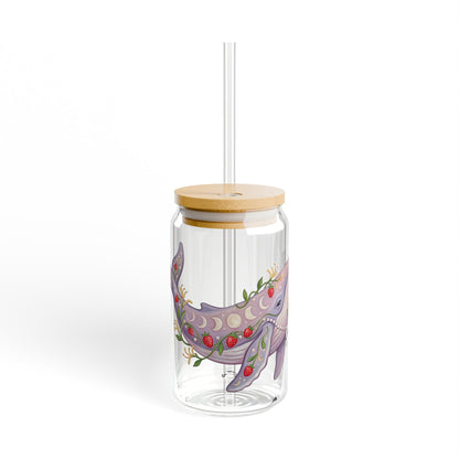 June Girl Whale Sipper Glass