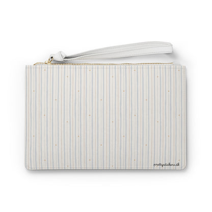 Striped Speckled Clutch