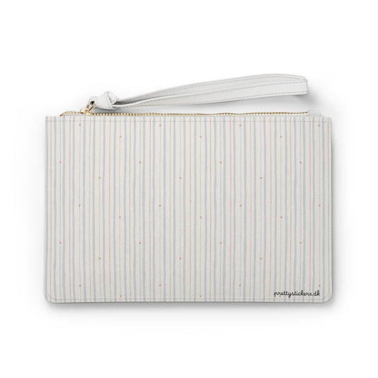 Striped Speckled Clutch
