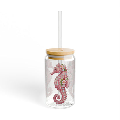 June Girl Pink  Glass Sipper