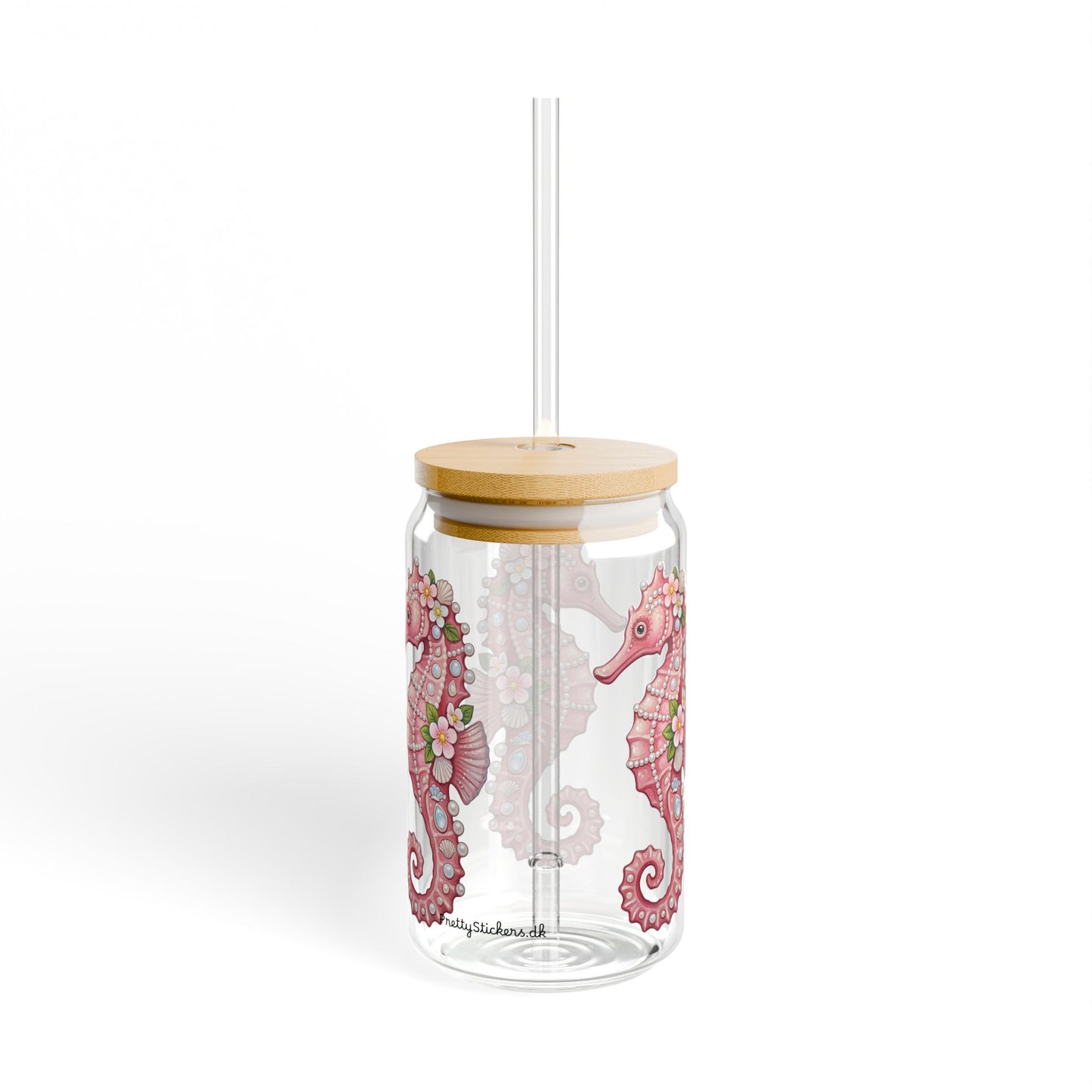 June Girl Pink  Glass Sipper