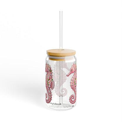 June Girl Pink  Glass Sipper