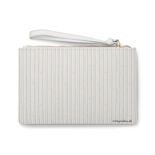 Striped Speckled Clutch