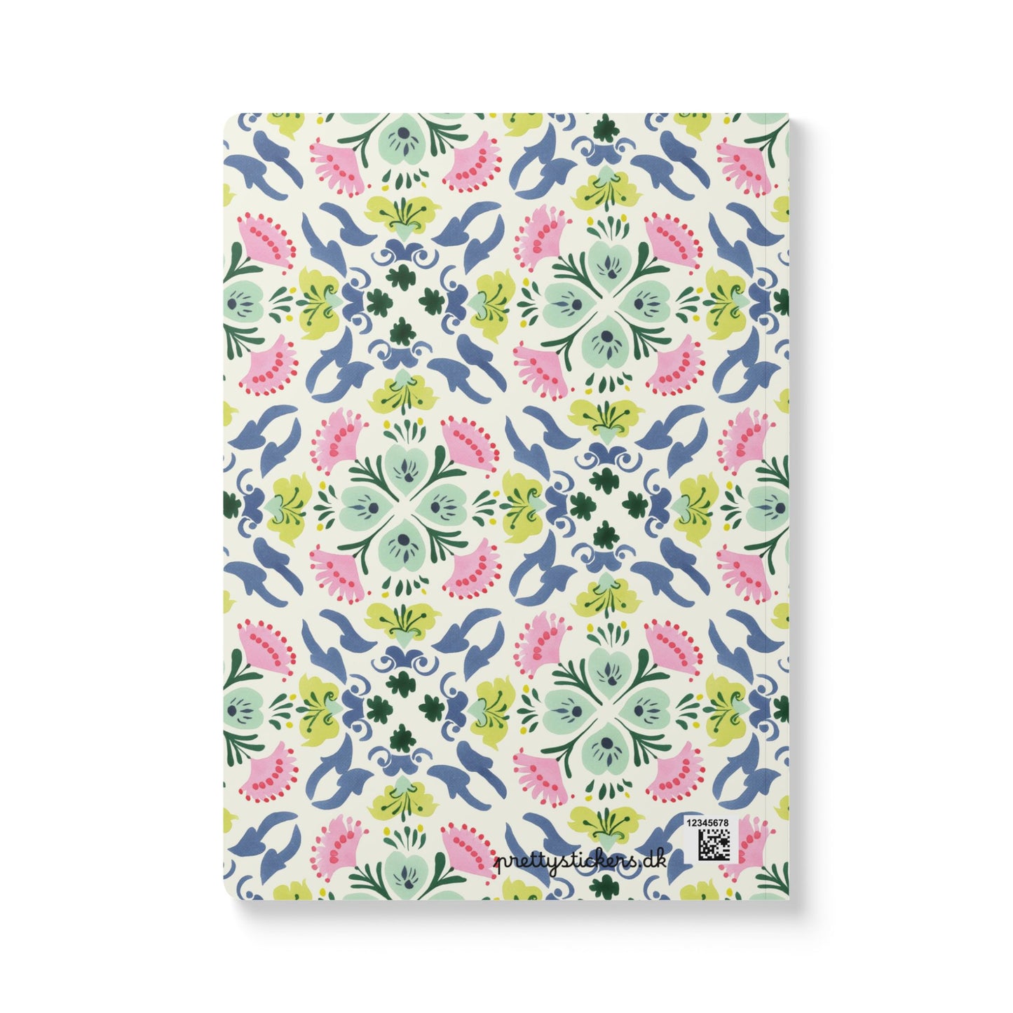 Floral Tile Softcover Journal