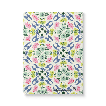 Floral Tile Softcover Journal