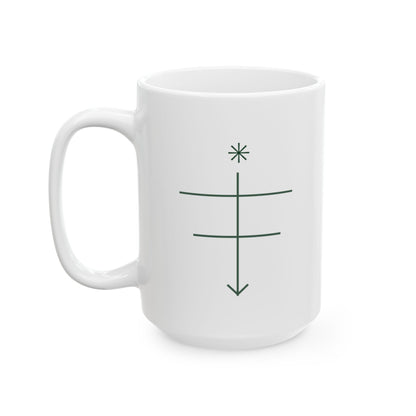 Only Aristocrats Ceramic Mug . British racing green