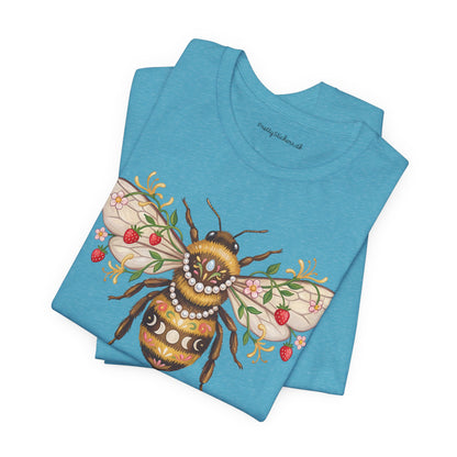 June Girl , Bee Floral Graphic T-shirt