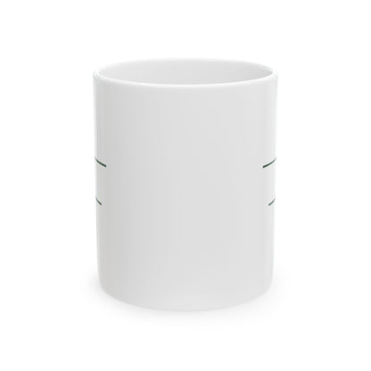 Only Aristocrats Ceramic Mug . British racing green