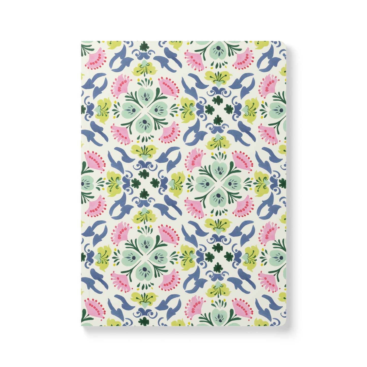 Floral Tile Softcover Journal