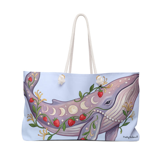 June Girl Whale Tote bag