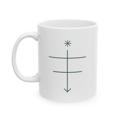 Only Aristocrats Ceramic Mug . British racing green