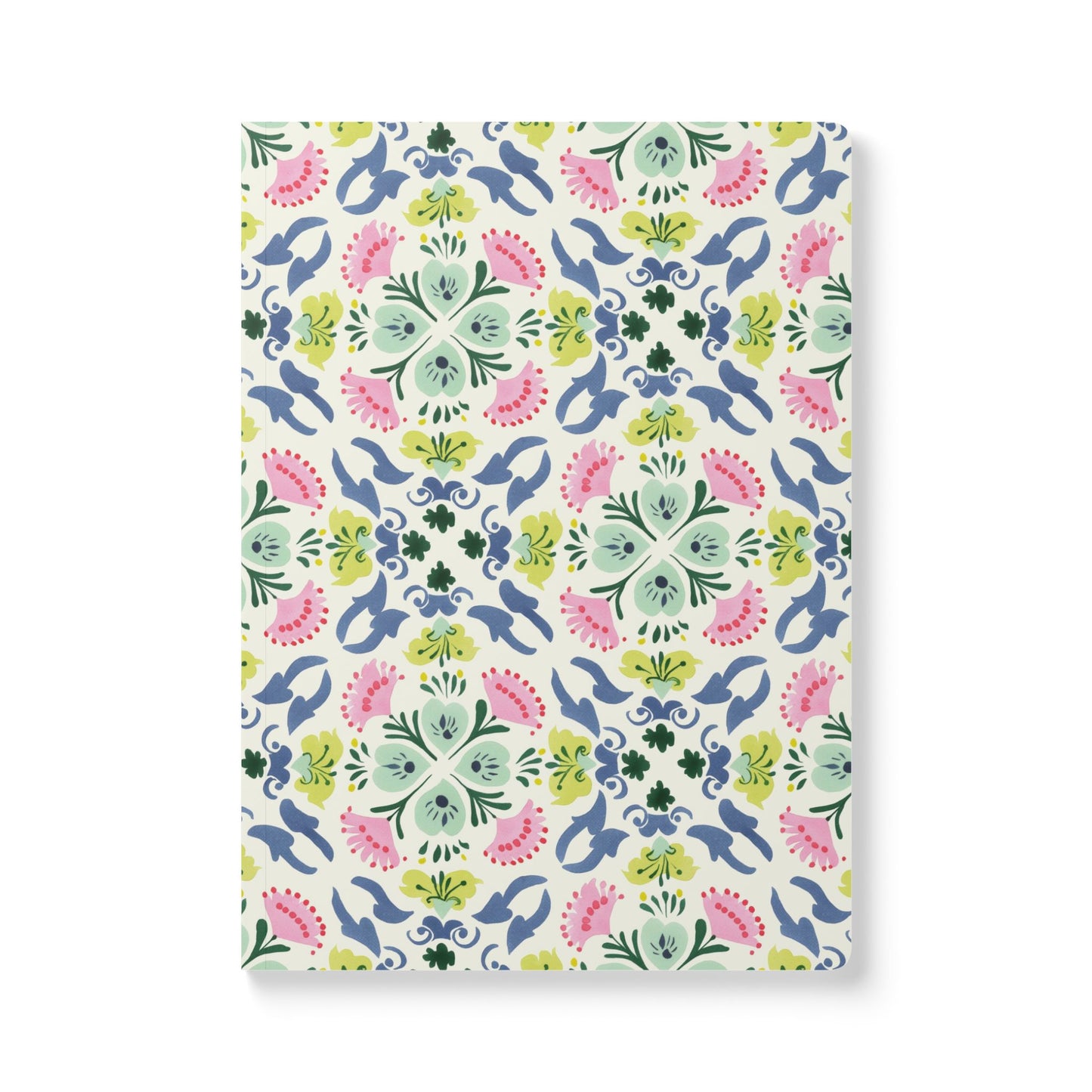 Floral Tile Softcover Journal